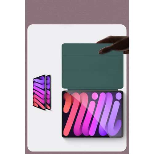 Аксесуар для iPad BeCover Case Book Magnetic Dark Green (706845) для iPad Air 2020/iPad Air 2022: Матеріал штучна шкіра