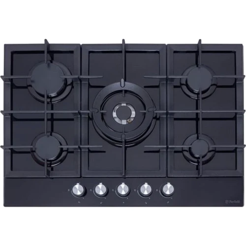 Варочная поверхность газовая Perfelli HGG 71624 BL