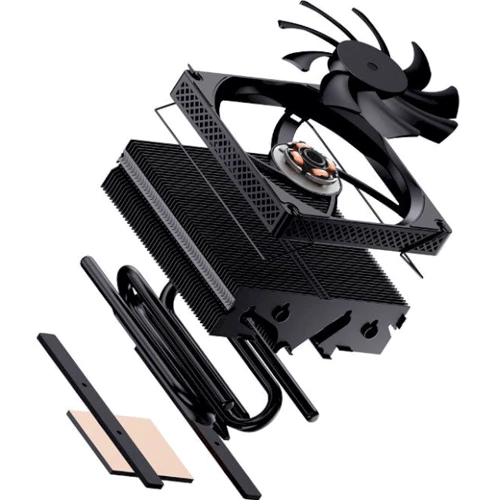 Кулер Jonsbo HX4170D Black: Кількість вентиляторів, шт 1