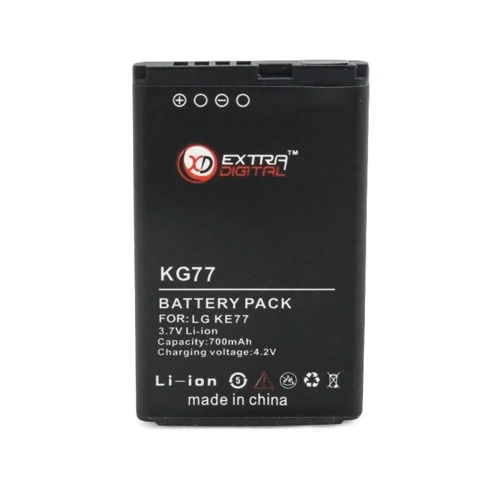 Аккумулятор ExtraDigital 700mAh (DV00DV6058) for LG KG77: Производитель ExtraDigital