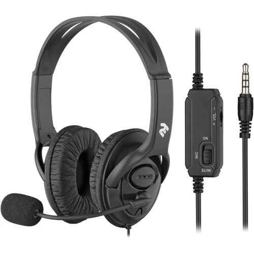 Навушники 2E CH13 Over-Ear 3.5mm / 2 * 3.5mm Black (2E-CH13SJ)