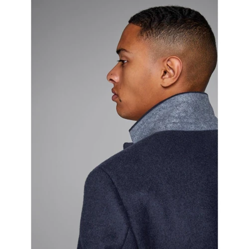 Пальто Jack & Jones 53878623 48 синее демисезон: Подкладка На подкладке