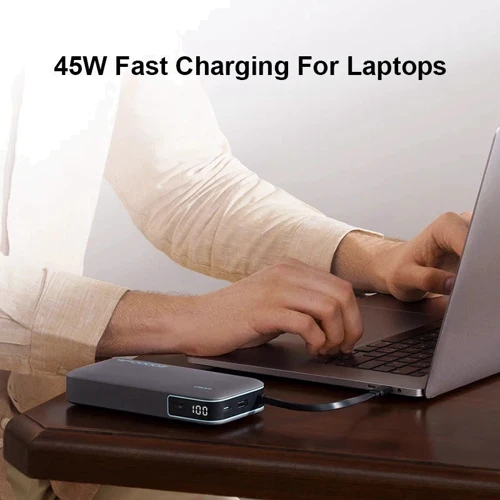 Внешний аккумулятор Cuktech Power Bank 20000mAh PB200N 55W Gray: Количество USB 2