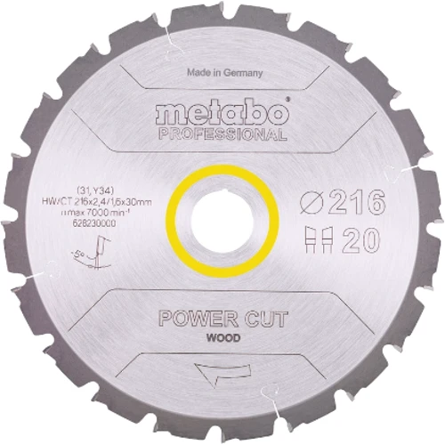 Диск пильний Metabo 628230000 UA