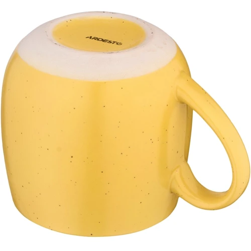 Кружка Ardesto Alcor керамика 450 мл Желтый (AR3475RY)