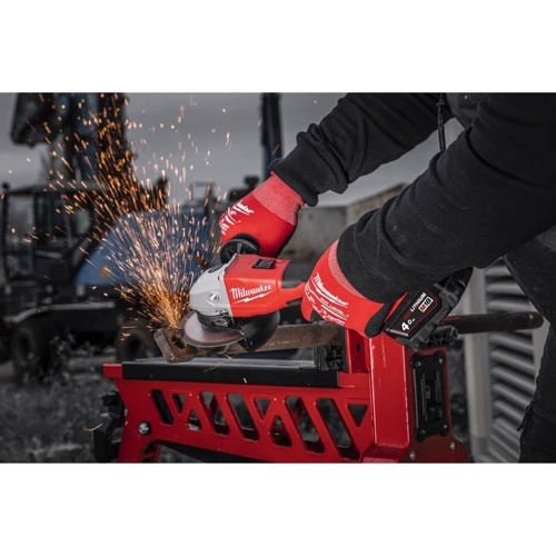 Кутова шліфувальна машина акумуляторна Milwaukee M18 BLSAG125X-402X 125 мм HD кейс (4933492644) фото 8