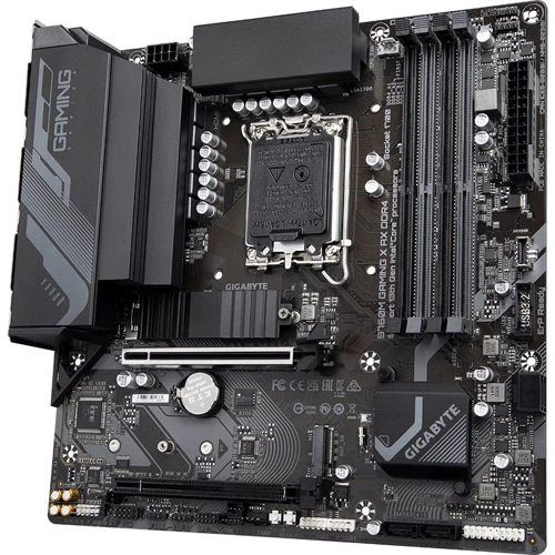 GIGABYTE B760M G X AX DDR4: Разъемы на плате USB Type-C, USB 2.0, USB 3.2 Gen 1, SATA 3.0, M.2