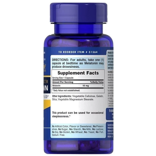 Puritan's Pride Melatonin 3 mg 120 tabs (PTP-17903)