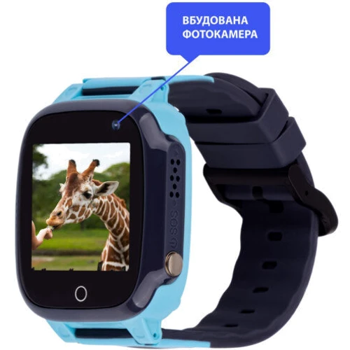 Смарт-часы AmiGo GO008 MILKY GPS WIFI Blue: Тип гаджета Детские смарт часы