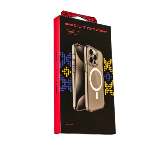 Чехол для iPhone Cutana Clear Case MagSafe for iPhone 16 Pro Max: Материалы Термополиуретан