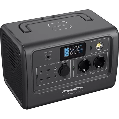 Зарядная станция Bluetti EB70 716Wh 1000W UA: Выходы потребителей Автоприкуриватель, USB-C, USB-A, 220V