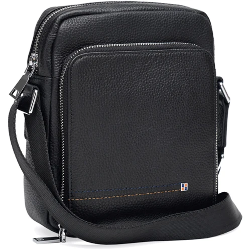 Мужская сумка через плечо Ricco Grande черная (K16207-black)