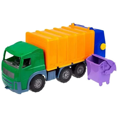 Игрушечная машина мусоровоз Акрос Colorplast 0565 с контейнером