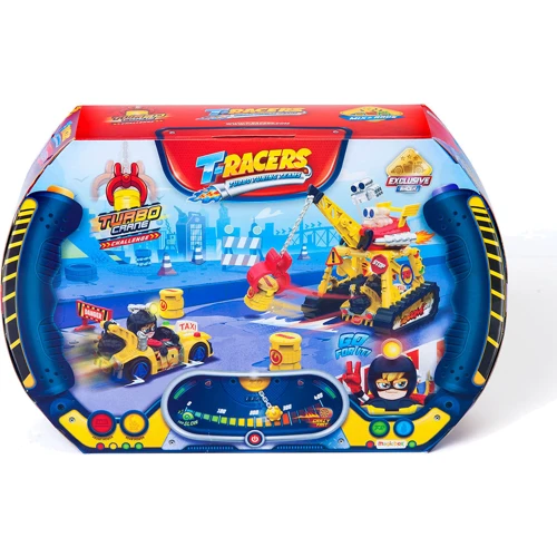 Игровой набор T-Racers - Турбокран (машинка-конструктор, гонщик, аксесс.) (PTRSD014IN11) фото 5