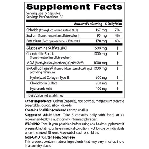 Doctor's Best, Glucosamine Chondroitin MSM + Hyaluronic Acid, 150 Caps (DRB-00271): Тип Глюкозамин