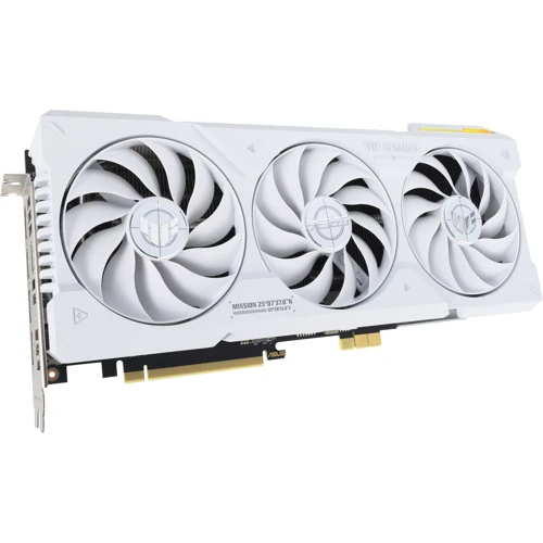 Відеокарта ASUS GeForce RTX 4070 Ti SUPER 16GB GDDR6X OC TUF-RTX4070TIS-O16G-BTF-WHITE: Тип пам'яті GDDR6X