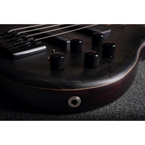Бас-гітара CORT B5 Element (Open Pore Trans Black) фото 7