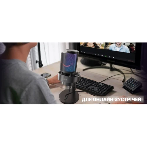 Микрофон Fifine A8 RGB Black фото 9