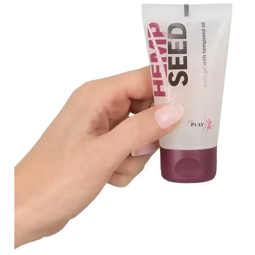 Еротичний масажний гель з олією насіння коноплі Just Play Hemp Seedс, 50 мл