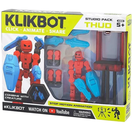 Игровой набор для анимационного творчества Klikbot S1 – Студия синяя (TST2600Blu): Серия Stikbot