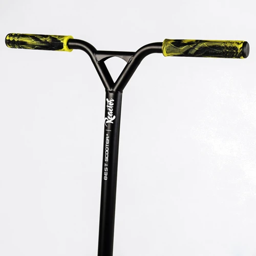 Самокат трюковый Best Scooter Reactor Black and Yellow (112771) фото 10
