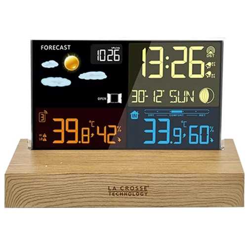 Метеостанция La Crosse WS6206 Color: Способ установки Настольный