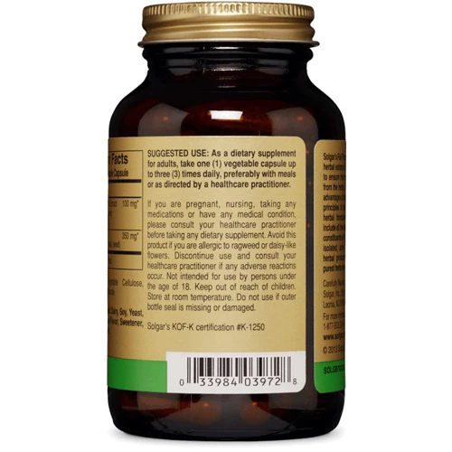Solgar Milk Thistle, 250 Veggie Caps Розторопша фото 3