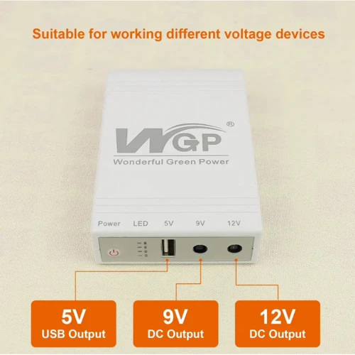 WGP DC (5 9 12V) POE (24V) 10400mAh (POE04): Призначення Для роутеров