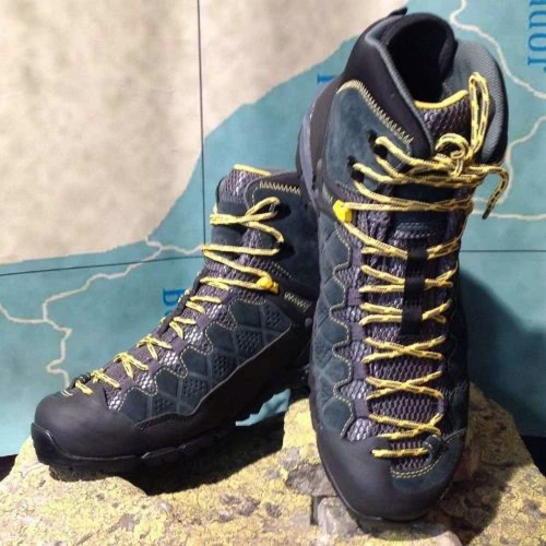 Взуття Черевики чоловічі Salewa MS ALP TRAINER MID GTX 63432 0361 - 41 - Blue (013.001.1644): Матеріал замша 1,6 - 1,8 мм, поліуретановий рант, еластична тканина