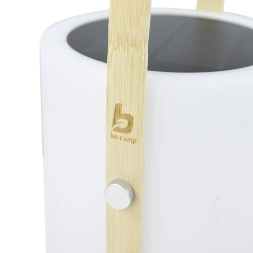 Ліхтар туристичний Bo-Camp Longford Solar 150 Lumen Bamboo/White (5818878): Світловий потік, лм 150