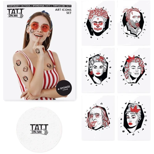 Тимчасові тату TATTon.me Art Icons Set (TSArtIcons)