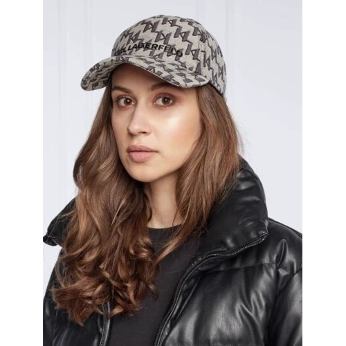 Женская бейсболка Karl Lagerfeld K/MONOGRAM JKRD CAP серая (216W3414-900): Производитель Karl Lagerfeld