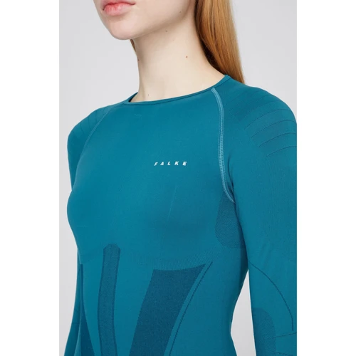 Термореглан Falke ESS Warm peacock blue 39111-7791 42 бирюзовый фото 3
