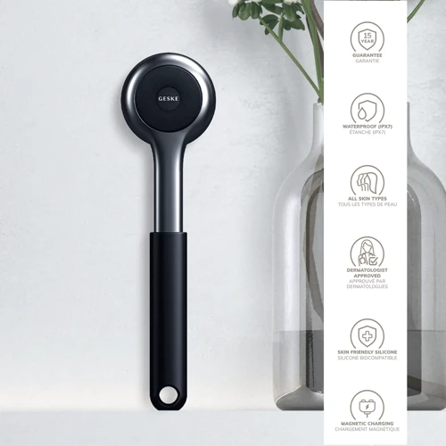 Ультразвукова щітка для тіла GESKE Sonic Full-Body Brush&Intensive Exfoliator 8в1 black фото 3