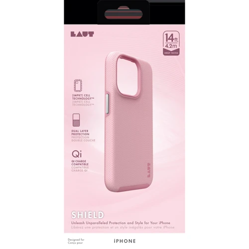 Чохол для iPhone LAUT SHIELD Pink (L_IP23B_SH_P) для iPhone 15 Pro: Тип аксесуара чохол