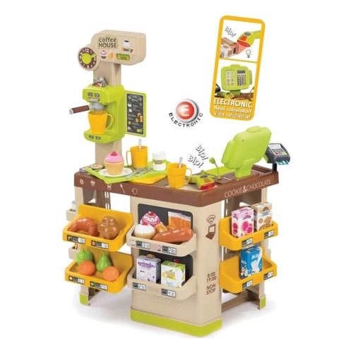 Интерактивная кофейня Smoby "Coffee Hous" со звуковыми эффектами и аксессуарами (350214): Производитель Smoby