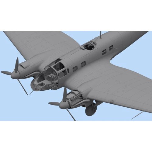 Німецький бомбардувальник He 111H-3, WWII German bomber (ICM48261) фото 5