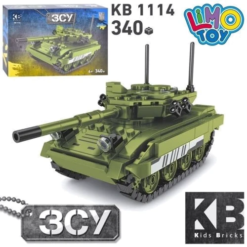 Конструктор Limo Toy Військова техніка Танк 340 дет. (KB 1114): Виробник Limo Toy