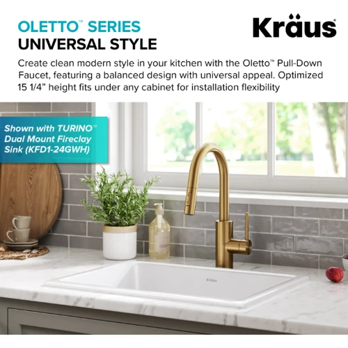 Змішувач для кухонного миття Kraus KPF-2620BB