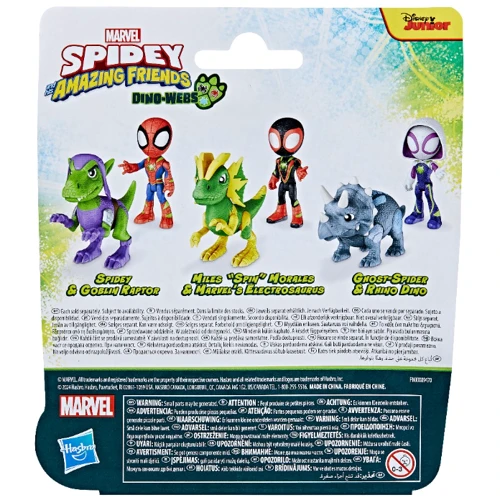 Набор HASBRO Spidey and His Amazing Friends Герой и Дино G0121 SAF HERO DINO WEBS MILES (F9478_G0121) фото 4