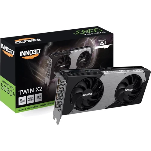 Відеокарта INNO3D GEFORCE RTX 5060 Ti 16GB TWIN X2 (N506T2-16D7-191073N)