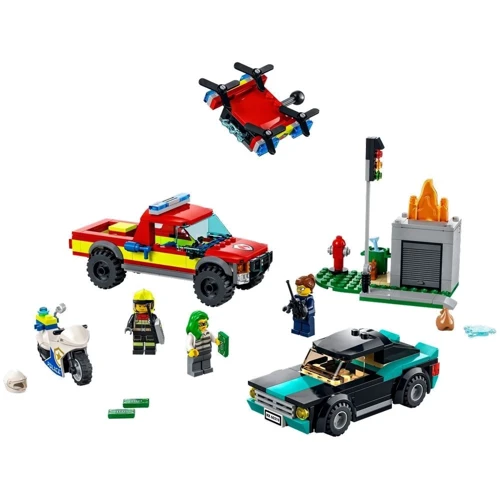 Конструктор LEGO City Пожарная спасательная служба и полицейское преследование (60319) фото 5