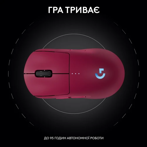 Мышь Logitech PRO 2 Lightspeed Magenta (910-007309) фото 10