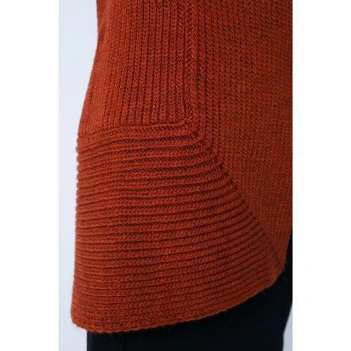 Кардиган Sewel CW412 46-48 терракотовый: Тип застежки Без застежки