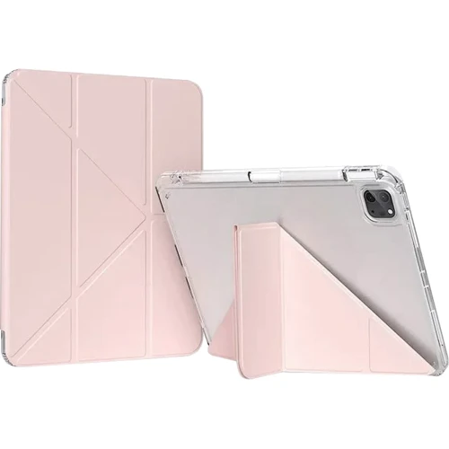 Аксесуар для iPad BeCover Ultra Slim Origami з Pencil Mount Pink для iPad Pro 11 M4 2024 (711691)
