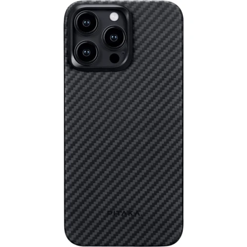 Чехол для iPhone Pitaka MagEZ Case 4 Twill 1500D Black/Grey (KI1501P) for iPhone 15 Pro