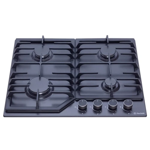 Варочная поверхность газовая Perfelli HGM 61494 BL: Расположение панели Фронтальное