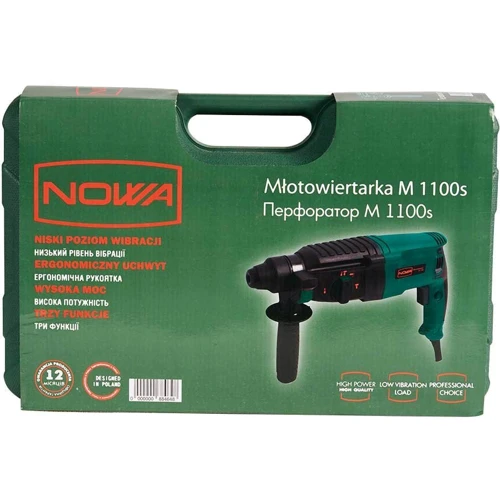 Перфоратор Nowa M 1100s: Кейс в комплекте Есть