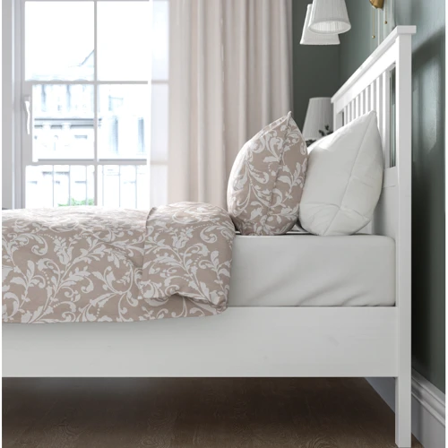 Каркас кровати ІКЕА HEMNES 160х200 см Белый (590.197.95) фото 6