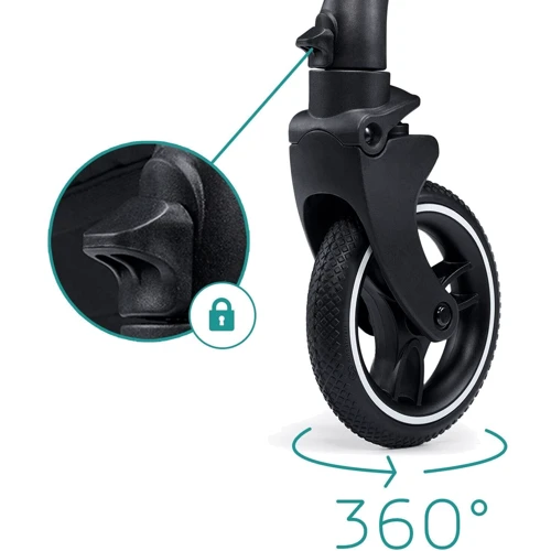 Универсальная коляска 2 в 1 Kinderkraft Evolution Cocoon Midnight Green (KKWEVCOGBL2000) фото 7